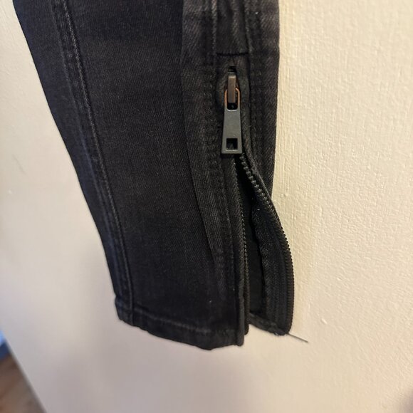 Free People Moto Skinny Jeans with Ankle Zips - Picture 3 of 3